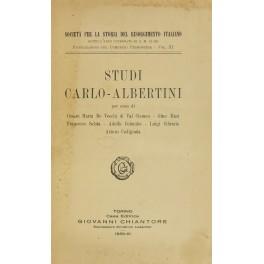 Bild des Verkufers fr Studi Carlo Albertini zum Verkauf von Libreria Antiquaria Giulio Cesare di Daniele Corradi