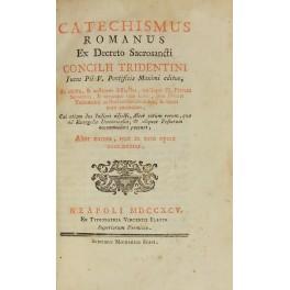 Bild des Verkufers fr Catechismus Romanus ex decreto Sacrosancti Concilii Tridentini jussu Pii V Pontificis Maximi editus in capita & sectiones distinctus. alter earum quae in toto opere continentur zum Verkauf von Libreria Antiquaria Giulio Cesare di Daniele Corradi