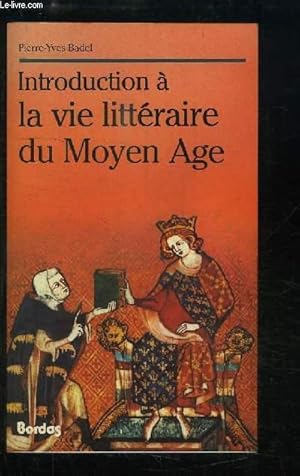 Seller image for Introduction  la Vie Littraire du Moyen ge. for sale by Le-Livre