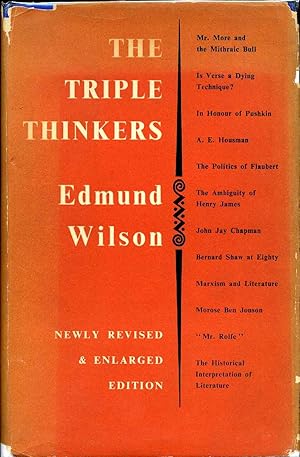 THE TRIPLE THINKERS. Twelve Essays on Literary Subjects.