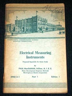 Electrical Measuring Instruments - Part 1, Edition 1 - Pub 5960 A-1