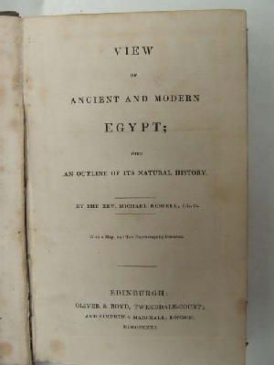 Seller image for View Of Ancient And Modern Egypt; With An Outline Of Its Natural History for sale by Kennys Bookshop and Art Galleries Ltd.
