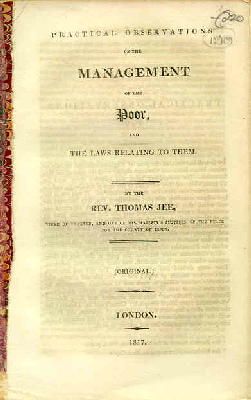 Seller image for Practical Observations On The Management Of The Poor, And The Laws Relating To Them for sale by Kennys Bookshop and Art Galleries Ltd.