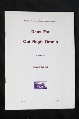 Bild des Verkufers fr Deus Est Qui Regit Omnia: A Poem zum Verkauf von Kennys Bookshop and Art Galleries Ltd.
