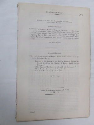 Seller image for [Return of Works of Drainage executed in Ireland under Labouchere Letter, arranged in Counties and Returns of Amount of Annuity on each Drainage] for sale by Kennys Bookshop and Art Galleries Ltd.