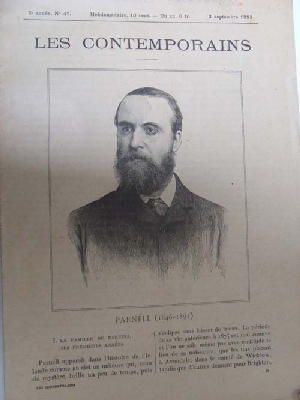 Seller image for Les Comtemporains: Parnell (1846 -1891) (2e Annee, No. 47, 3 Septembre 1893) for sale by Kennys Bookshop and Art Galleries Ltd.