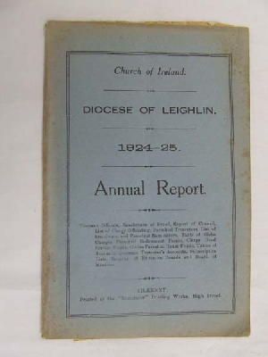 Seller image for Chruch of Ireland Diocese of Leighlin Annual Report for the Year 1924-1925 for sale by Kennys Bookshop and Art Galleries Ltd.