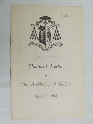 Seller image for Pastoral Letter Lent 1964 for sale by Kennys Bookshop and Art Galleries Ltd.