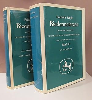 Bild des Verkufers fr Biedermeierzeit. Deutsche Literatur im Spannungsfeld zwischen Restauration und Revolution 1815 - 1848. Bd 1 - 2 (von 3 Bdn). zum Verkauf von Dieter Eckert