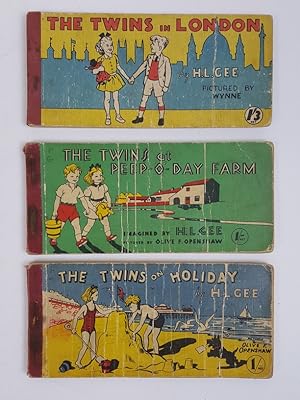 Seller image for The Twins at Peep-O'-Day Farm; The Twins On Holiday; The Twins In London [3 volumes] for sale by Keoghs Books