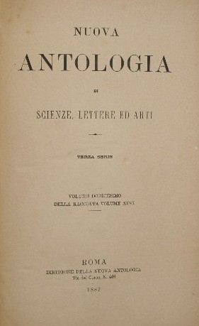 Nuova antologia. Vol. XII