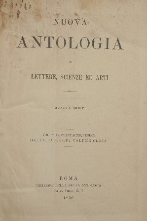 Nuova antologia. 1900