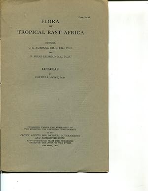 Image du vendeur pour Flora of Tropical East Africa: Linaceae (1966) mis en vente par Orca Knowledge Systems, Inc.