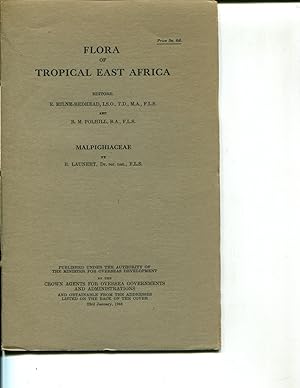 Imagen del vendedor de Flora of Tropical East Africa: Malpighiaceae (1968) a la venta por Orca Knowledge Systems, Inc.