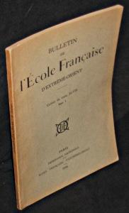 Bild des Verkufers fr Bulletin de l'Ecole Franaise d'Extrme-Orient, extrait du tome XLVIII, fasc.1 zum Verkauf von Abraxas-libris