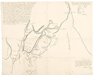 Seller image for [Manuscript map of the "Waldo Patent" principally depicting the land between the Muscongus River and Penobscot Bay] for sale by Donald A. Heald Rare Books (ABAA)