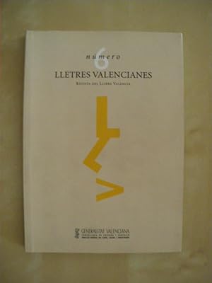 Seller image for LLETRES VALENCIANES. N6. REVISTA DEL LLIBRE VALENCI for sale by LIBRERIA TORMOS