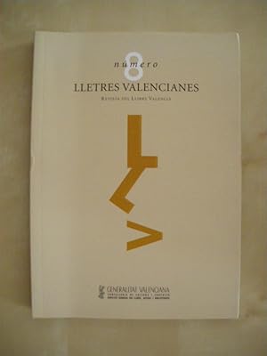 Imagen del vendedor de LLETRES VALENCIANES. N8. REVISTA DEL LLIBRE VALENCI a la venta por LIBRERIA TORMOS