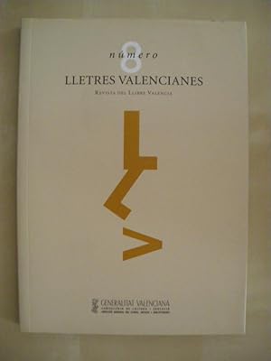 Imagen del vendedor de LLETRES VALENCIANES. N8. REVISTA DEL LLIBRE VALENCI a la venta por LIBRERIA TORMOS