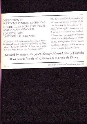 Imagen del vendedor de A Tribute to John F. Kennedy a la venta por Shamrock Books
