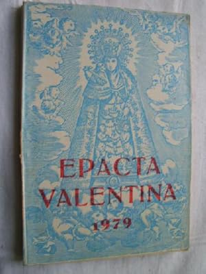 Imagen del vendedor de EPACTA VALENTINA. DICCIONARIO LITRGICO VALENTINO a la venta por Librera Maestro Gozalbo