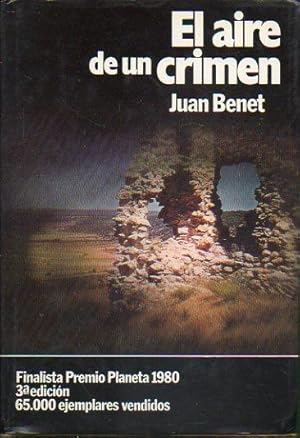 Imagen del vendedor de EL AIRE DE UN CRIMEN. Finalista Premio Planetra 1980. 3 ed. a la venta por angeles sancha libros