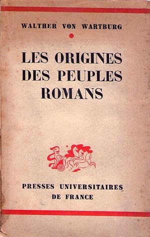 LES ORIGINES DES PEUPLES ROMANS. Avec 5 cartes en appendice. 18 croquis géographiques dans le tex...