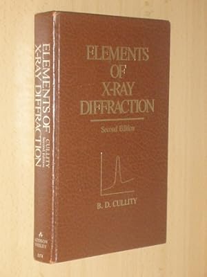 Immagine del venditore per ELEMENTS OF X-RAY DIFFRACTION venduto da Libros del Reino Secreto