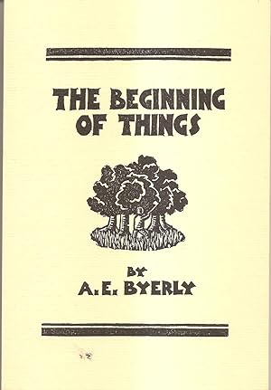 Imagen del vendedor de The Beginning of Things a la venta por Hockley Books