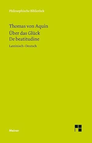 Bild des Verkufers fr ber das Glck : De beatitudine zum Verkauf von AHA-BUCH GmbH
