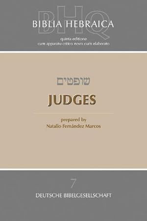 Seller image for Biblia Hebraica Quinta (BHQ), Judges for sale by AHA-BUCH GmbH