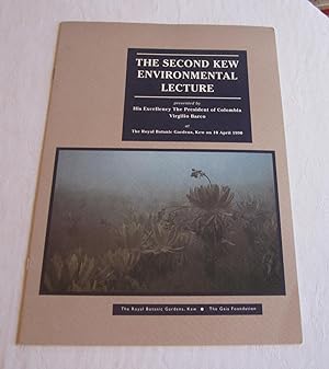 Imagen del vendedor de Second Kew Environmental Lecture a la venta por Dandy Lion Editions