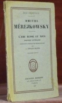 Bild des Verkufers fr Dmitri Mrejkowsky. L'me Russe et nous. Esquisse de littrature russe. Orne d'un portrait de Mrejkowsky par A. Corrado-Mazzei. Quatrime dition. zum Verkauf von Bouquinerie du Varis