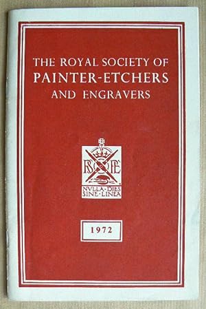 Imagen del vendedor de The Royal Society of Painter-Etchers and Engravers. Ninetieth Annual Exhibition 1972. R.W.S.Galleries, London 11th-29th March 1972. a la venta por Roe and Moore