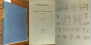 Bild des Verkufers fr Abhandlungen der kniglichen Akademie der Wissenschaften zu Berlin. Aus dem Jahre 1850. Komplett mit 3 Teilen in einem Band. 1) Physikalische Abhandlungen: Riess: ber den elektrischen Entladungsstrom in einem dauernd unterbrochenen Schlieungsbogen. Mller: Fortsetzung der Untersuchungen ber die Metamorphose der Echinodermen. / Mathematische Abhandlungen: Richelot: Eine neue Lsung des Problems der Rotation eines festen Krpers um einen Punkt. Crelle: Zur Statik unfester Krper. An dem Beispiele des Drucks der Erde auf Futtermauern. Lejeune Dirichlet: ber einen neuen Ausdruck zur Bestimmung der Dichtigkeit einer unendlich dnnen Kugelschale, wenn der Werth des Potentials derselben in jedem Punkte ihrer Oberflche gegeben ist. / Philologische und historische Abhandlungen: Panofka: Die griechischen Trinkhrner und ihre Verzierungen. Dirksen: ber die Adressen der Constitutionen rmischer Kaiser. Dieterici: ber die Vermehrung der Bevlkerung in Europa seit dem Ende oder der Mitte des zum Verkauf von Antiquariat Carl Wegner