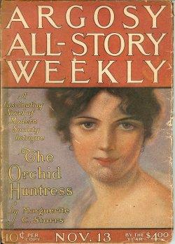 Seller image for ARGOSY ALL-STORY Weekly: November, Nov. 13, 1920 for sale by Books from the Crypt