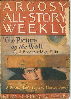 Imagen del vendedor de ARGOSY ALL-STORY Weekly: October, Oct. 30, 1920 ("The Picture on the Wall"; "The Night Horseman") a la venta por Books from the Crypt