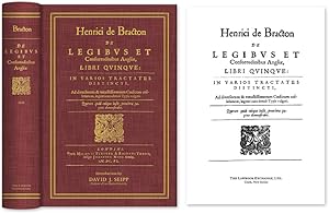 De Legibus et Consuetudinibus Angliae, Libri Quinque: In Varios.