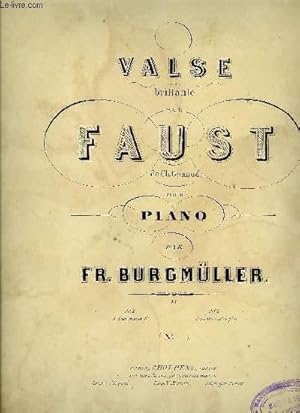 Image du vendeur pour VALSE BRILLANTE SUR FAUST mis en vente par Le-Livre