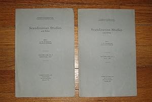 Scandinavian Studies and Note February 1935 and May 1935, Vol XIII No. 5 and No. 6