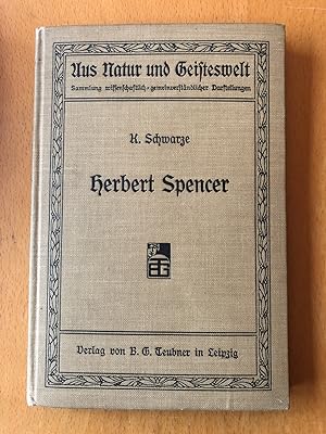 Herbert Spencer. Mit Bildnis Spencers.