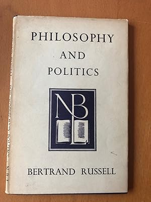 Bild des Verkufers fr Philosophy and Politics / Bertrand Russell zum Verkauf von PlanetderBuecher
