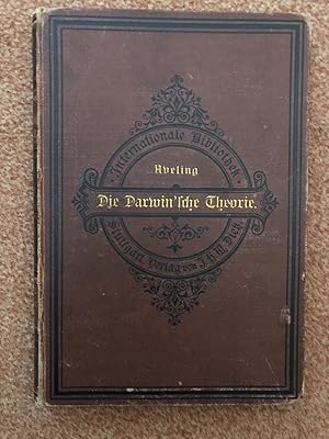 Die Darwin sche Theorie. I. Die Entwicklungstheorie. II. Die Abstammung des Menschen. III. Affe u...