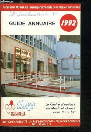 Seller image for Guide Annuaire 1992 for sale by Le-Livre