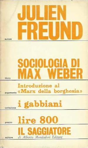 Sociologia di Max Weber