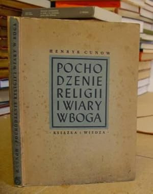 Imagen del vendedor de Pochodzenie Religii I Wiary W Boga a la venta por Eastleach Books