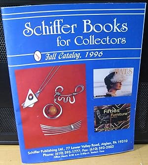 Bild des Verkufers fr Schiffer Books for Collectors, Fall Catalog, 1996 zum Verkauf von Phyllis35