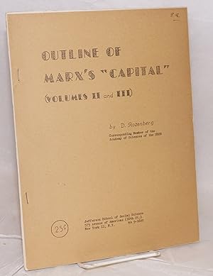 Outline of Marx's "Capital" (volumes II and III)