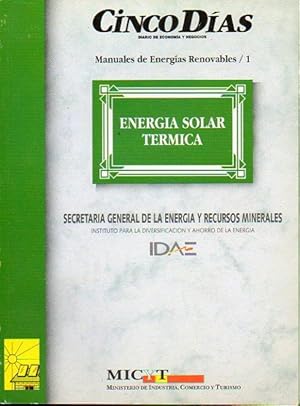 Bild des Verkufers fr MANUALES DE ENERGAS RENOVABLES. 1. ENERGA SOLAR TRMICA. zum Verkauf von angeles sancha libros