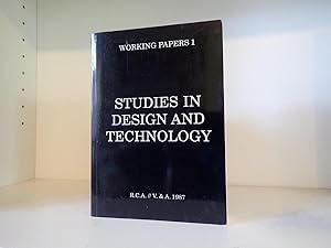 Bild des Verkufers fr Studies in Design and Technology. R.C.A.//V&A 1987. Working Papers 1 zum Verkauf von BRIMSTONES